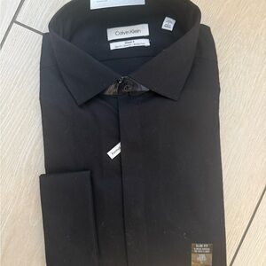 New men’s Calvin Klein Men's Black Shirt size large